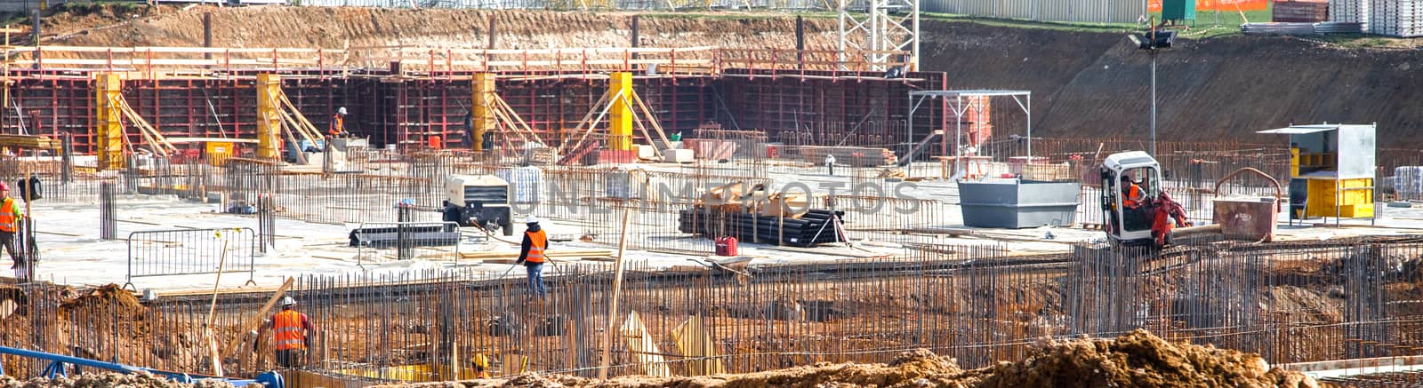 a Large building under construction