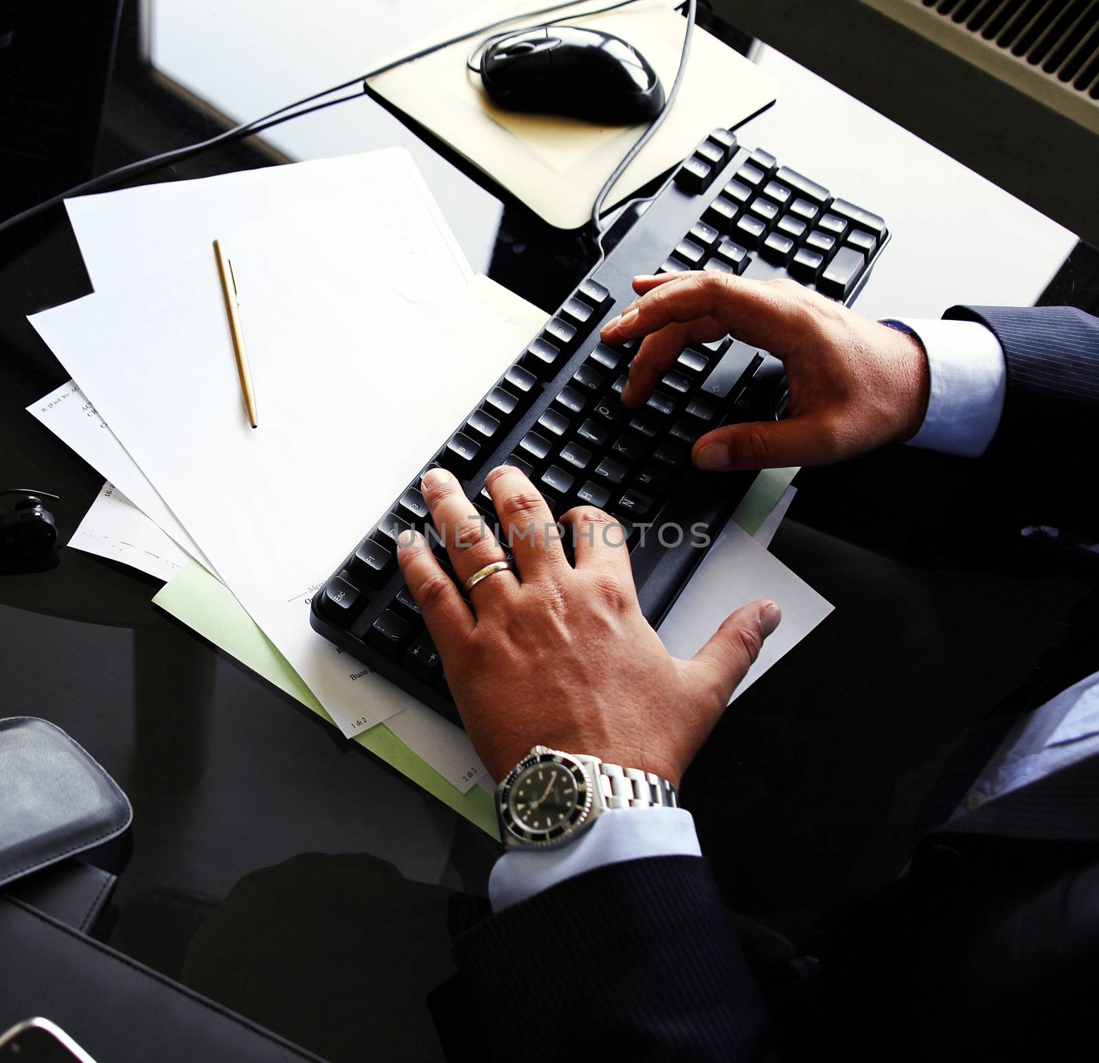a manager at work in the office