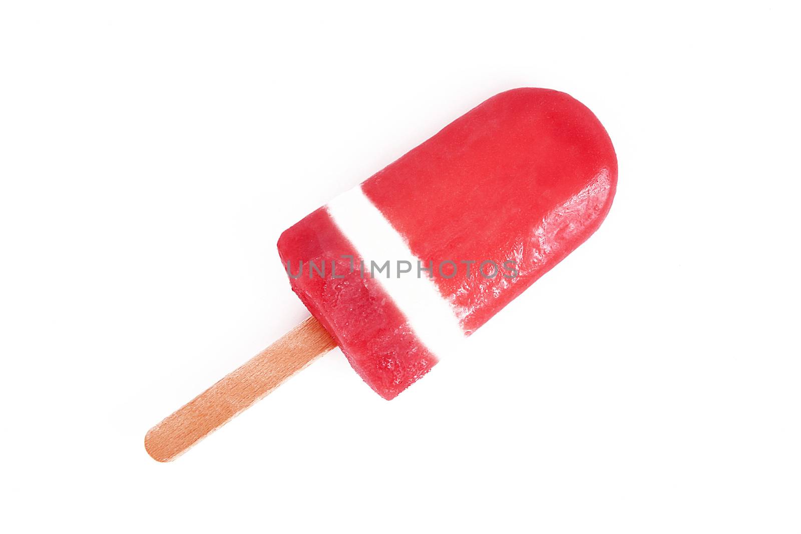 isolated ice cream on white background