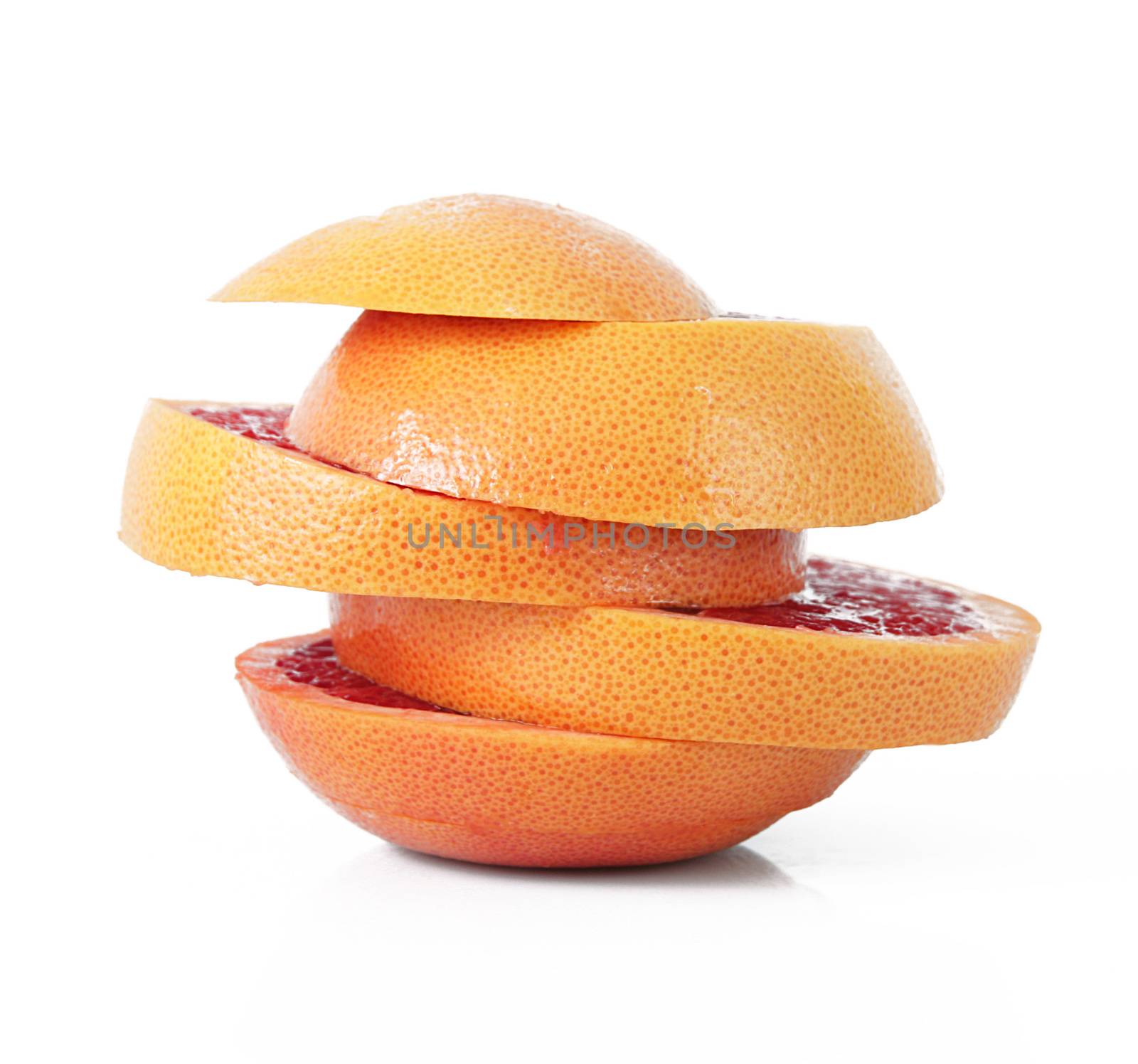 isolated orange on white background