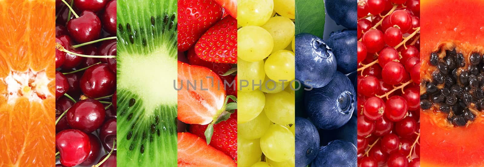 fresh mix fruit on background