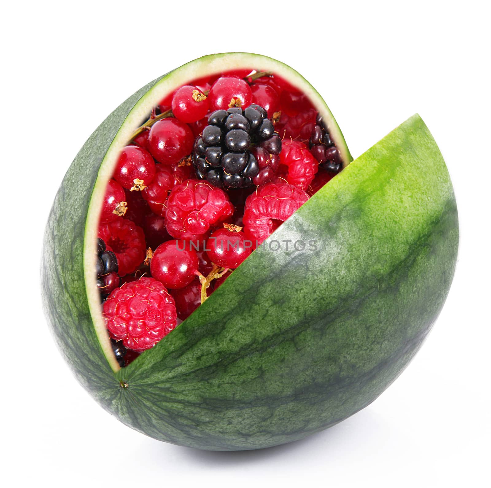 strange ibrid fruit watermelon-berries