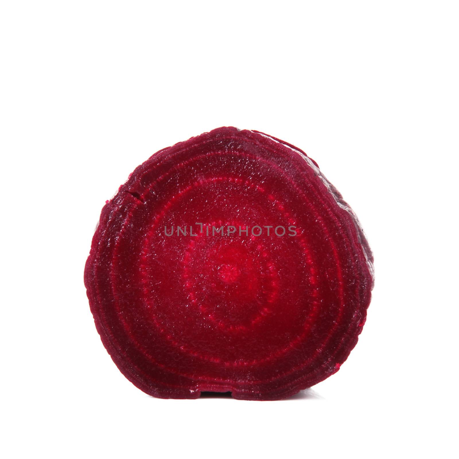 fresh red beet on dark background