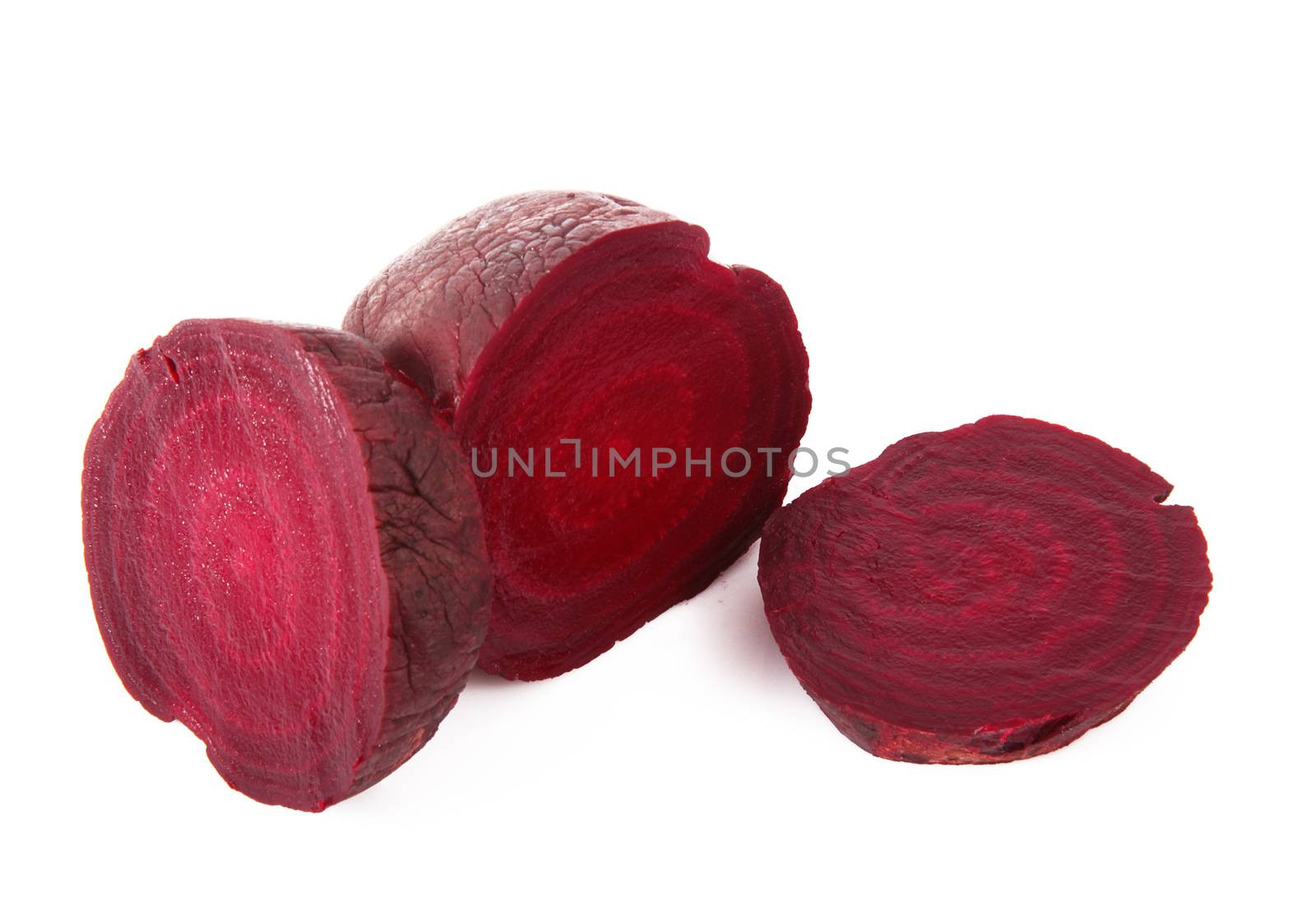 fresh red beet on dark background