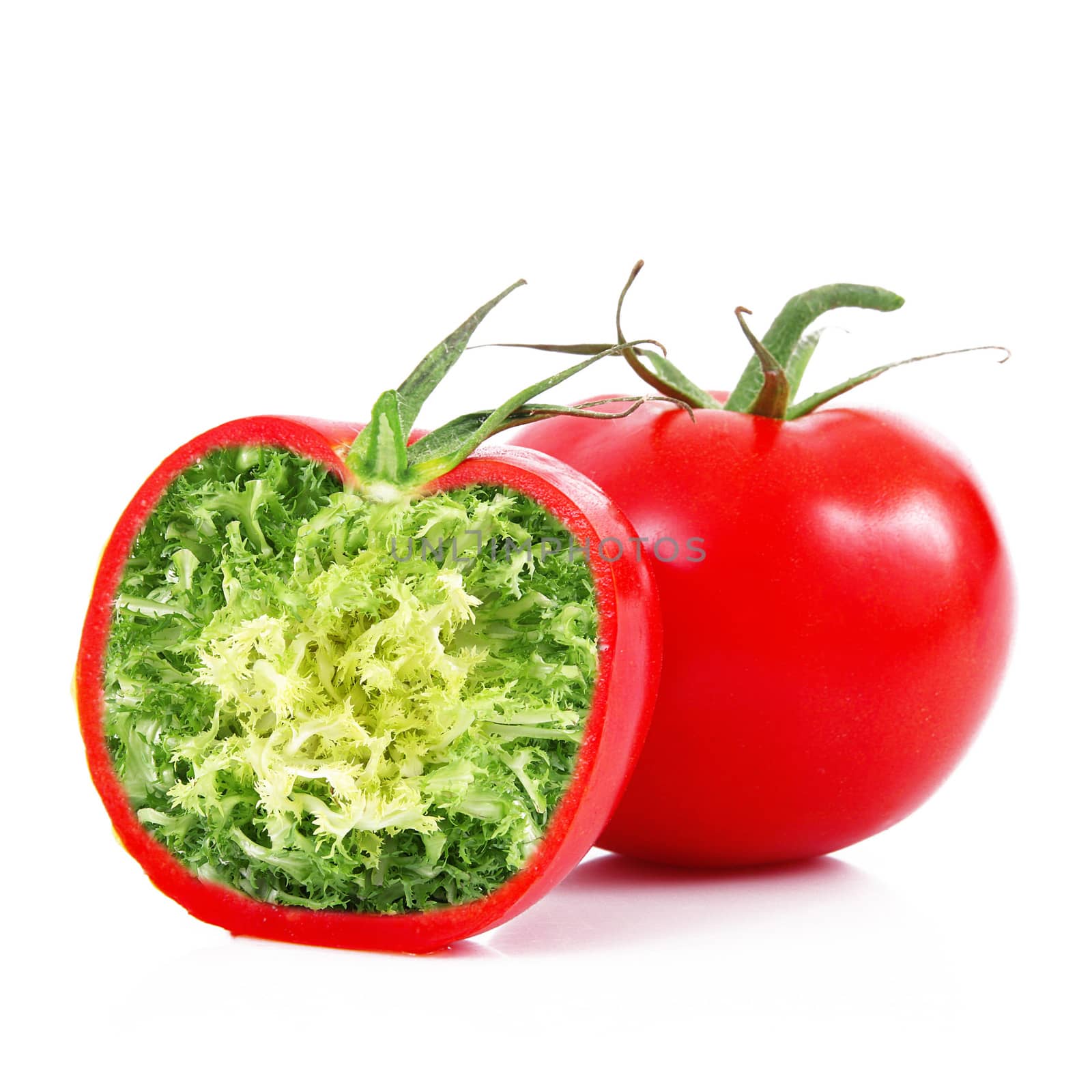 strange ibrid vegetable tomato-salad