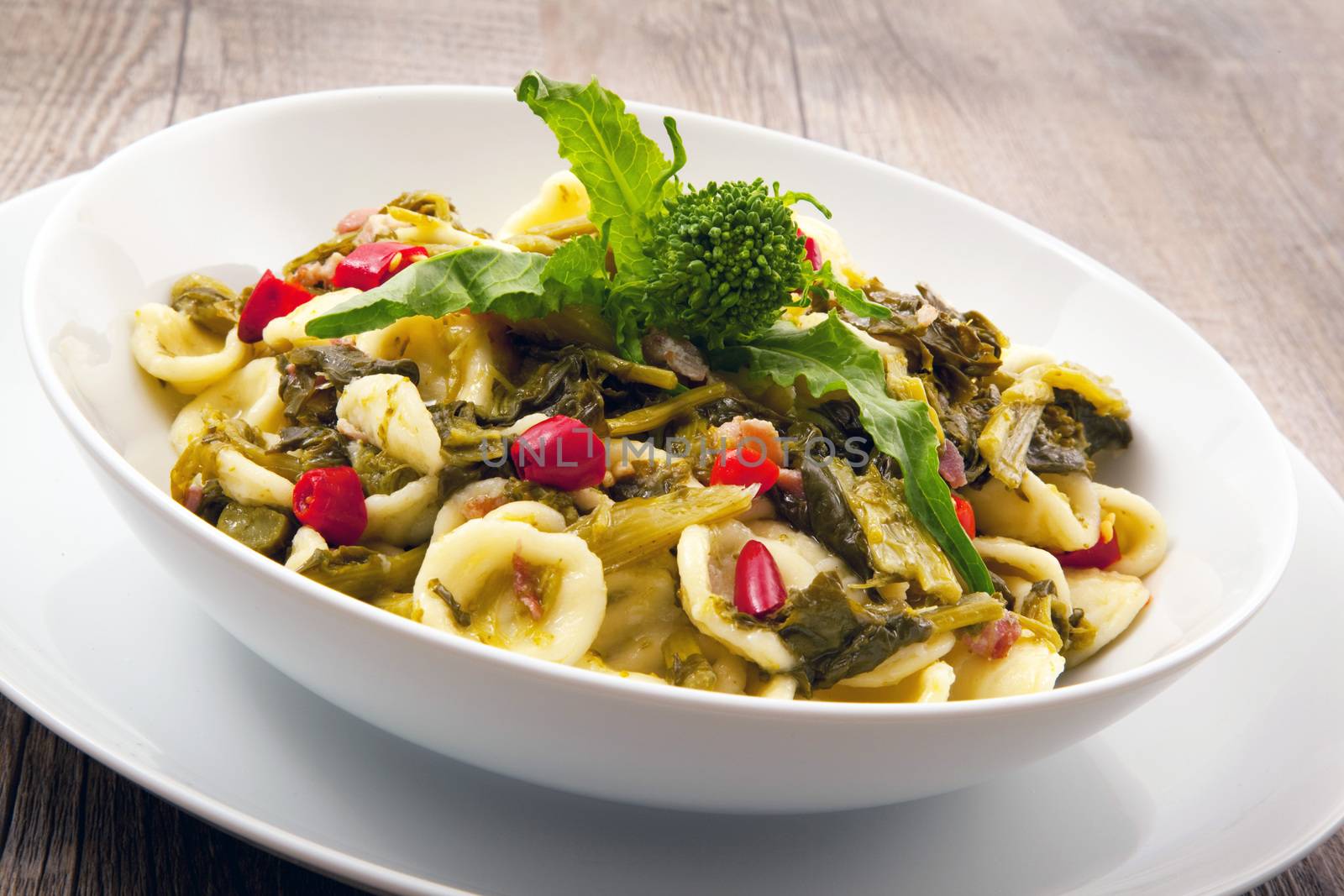 original ialian pasta with broccoli and turnips