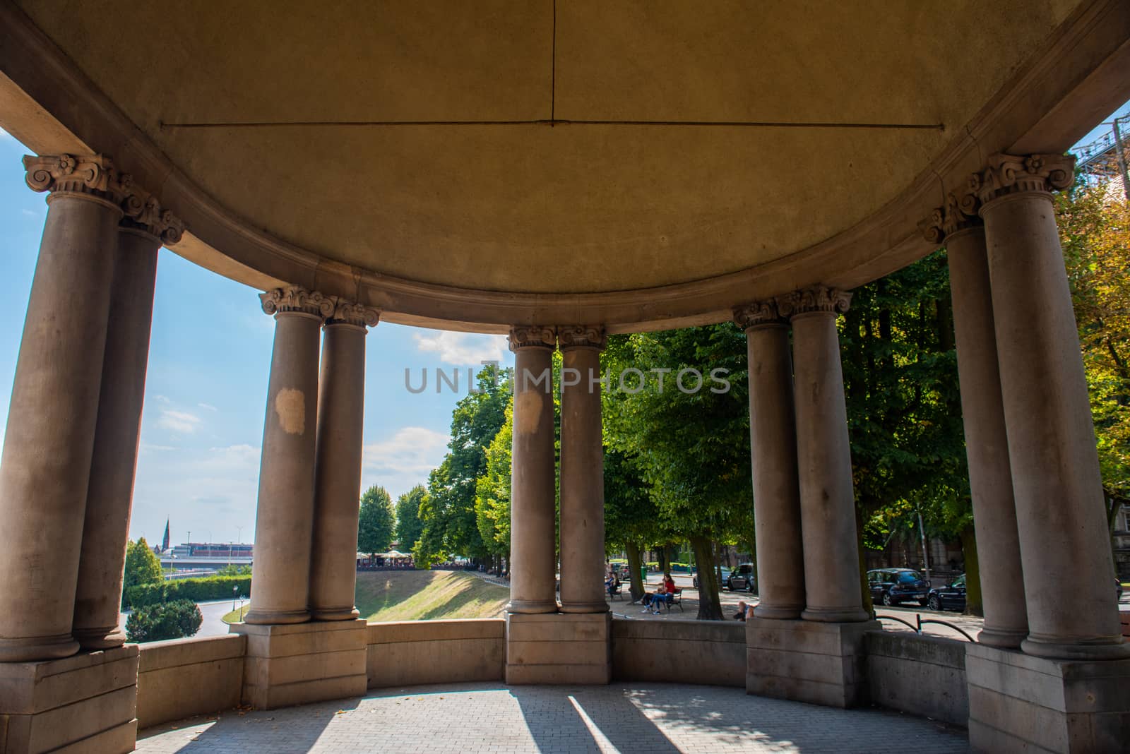 Szczecin cityscape on a sunny day, Poland, Europe