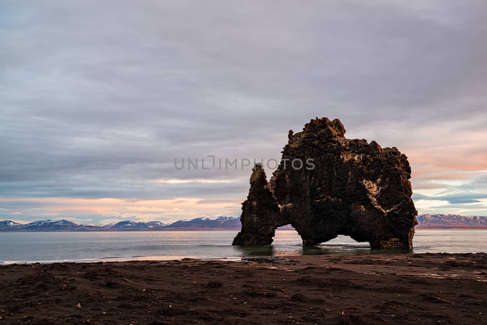 Hvitserkur in Iceland at sunrise by LuigiMorbidelli