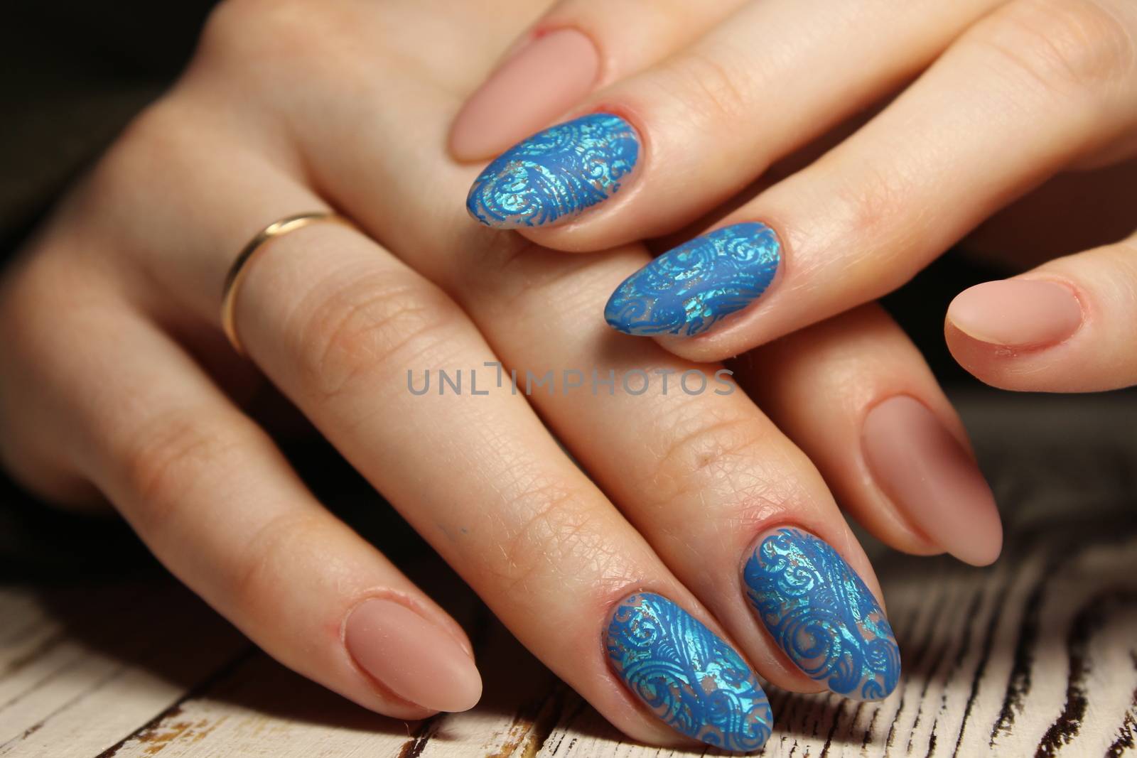 Fashion nails design manicure by SmirMaxStock