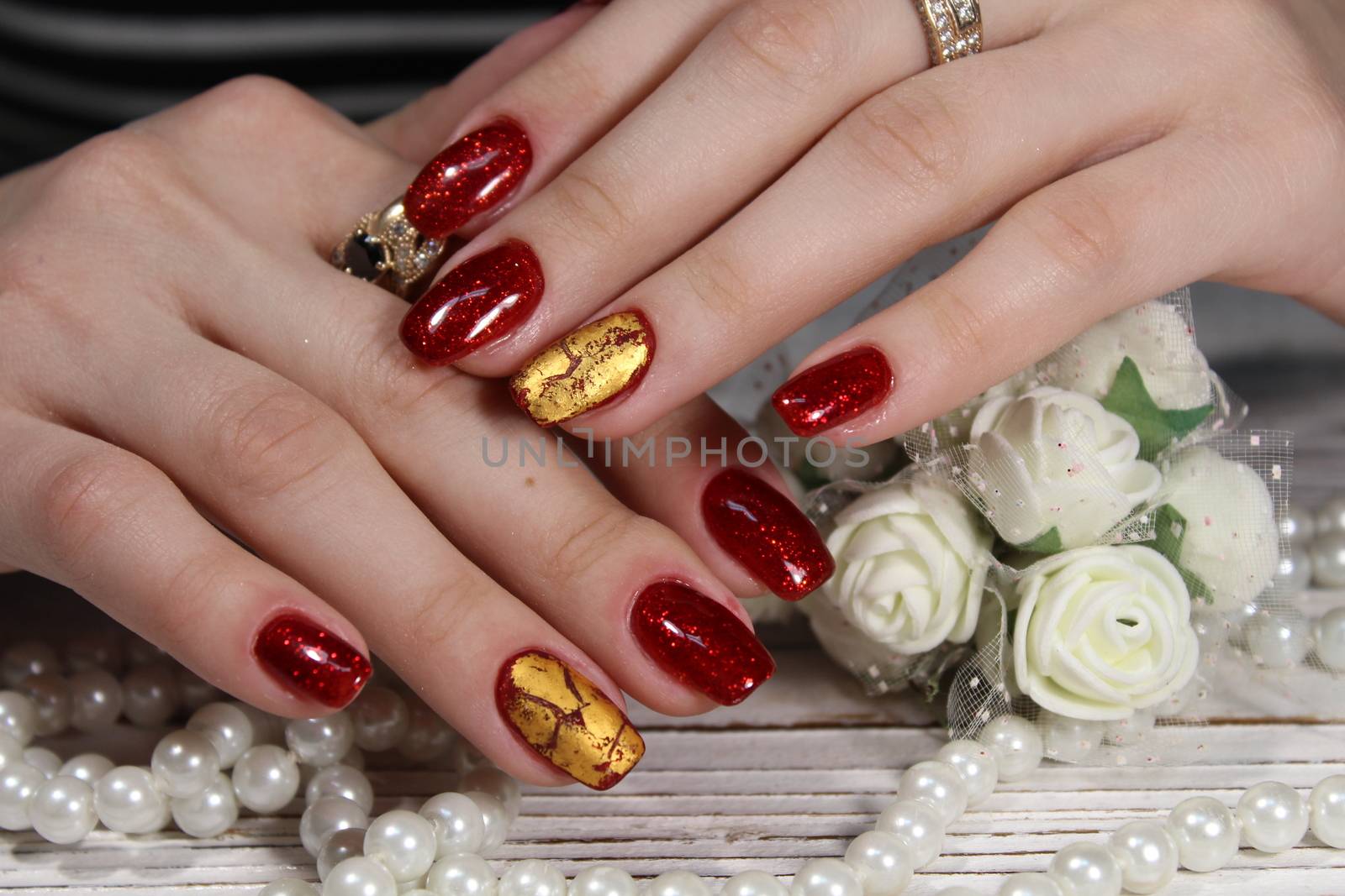 Fashionable design of manicure by SmirMaxStock