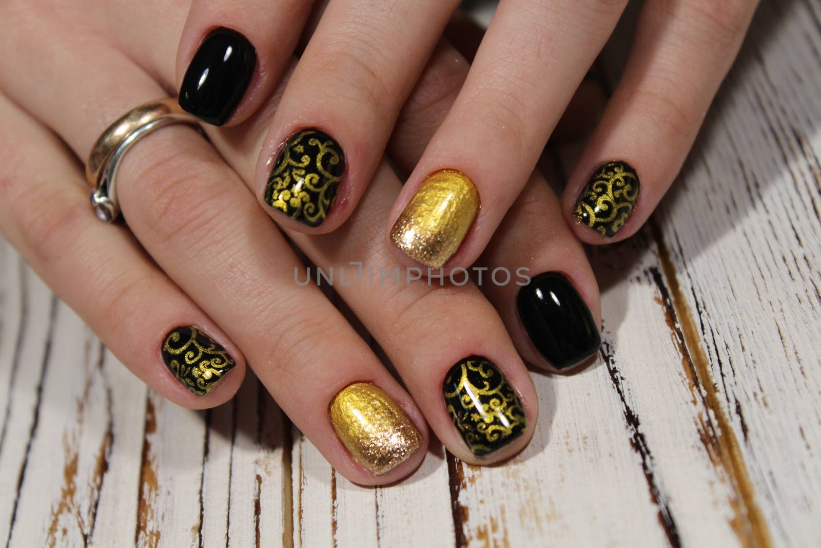 Fashion nails design manicure by SmirMaxStock