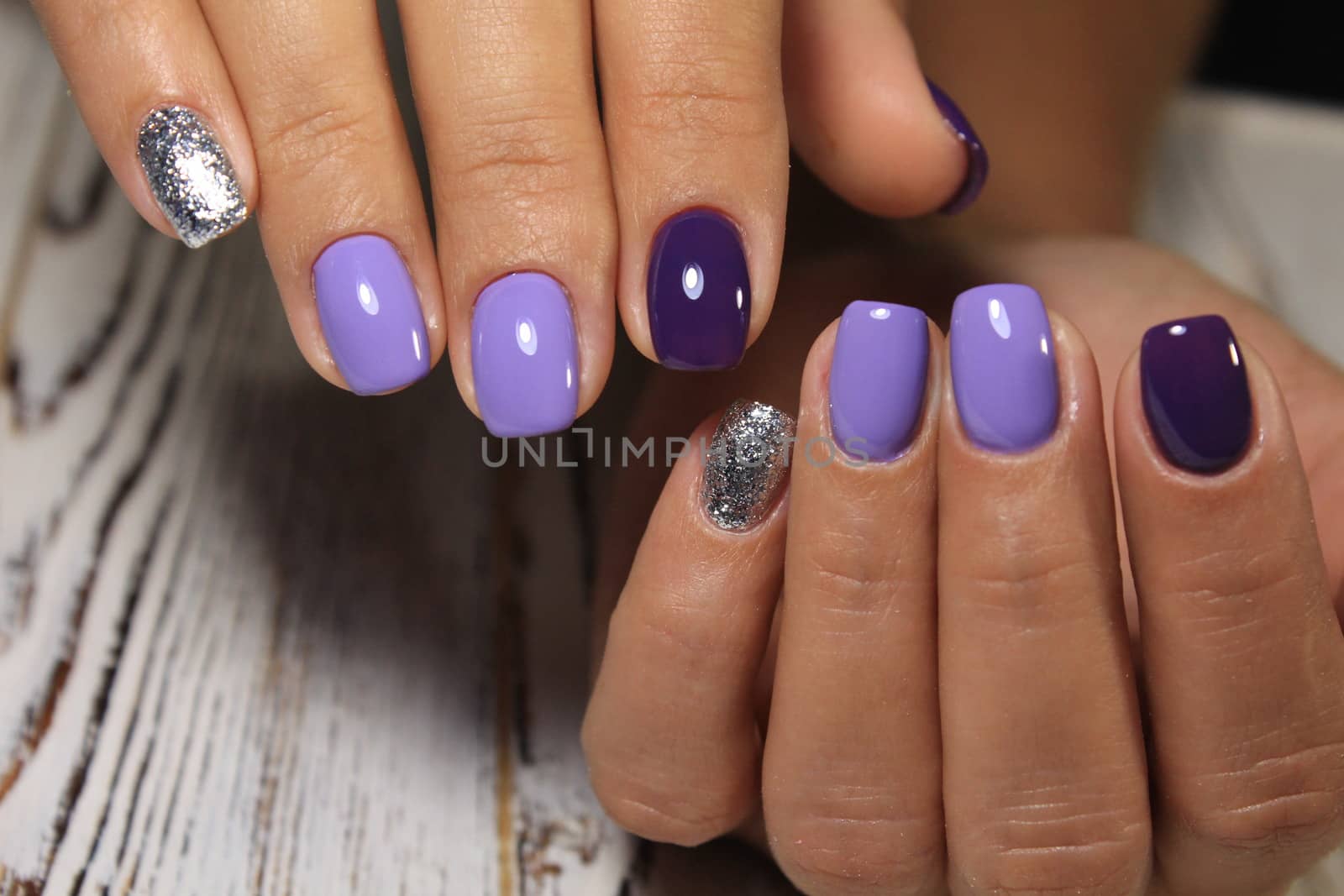 Steep and very stylish design of manicure by SmirMaxStock