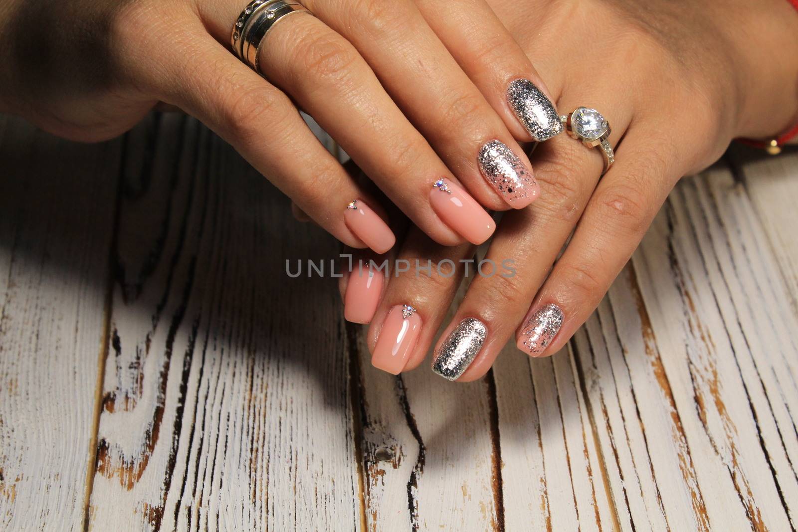 Fashionable design of manicure