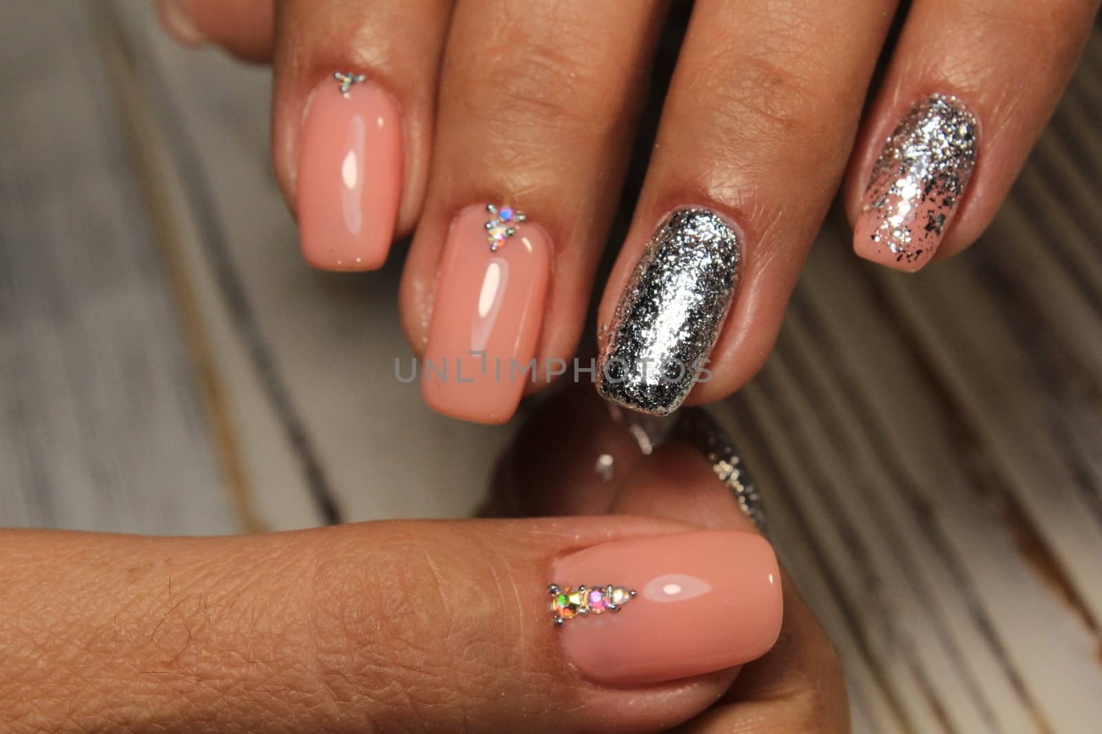 Steep and very stylish design of manicure by SmirMaxStock