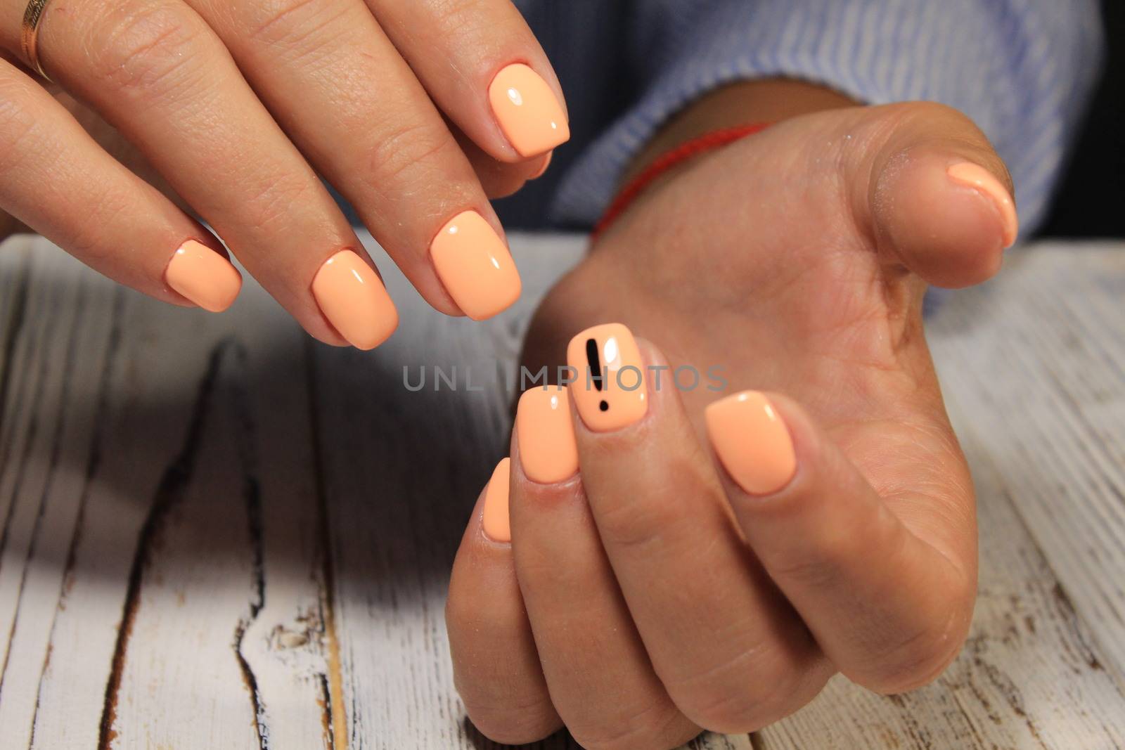 Youth manicure design, beautiful female hands with sexy manicure. by SmirMaxStock