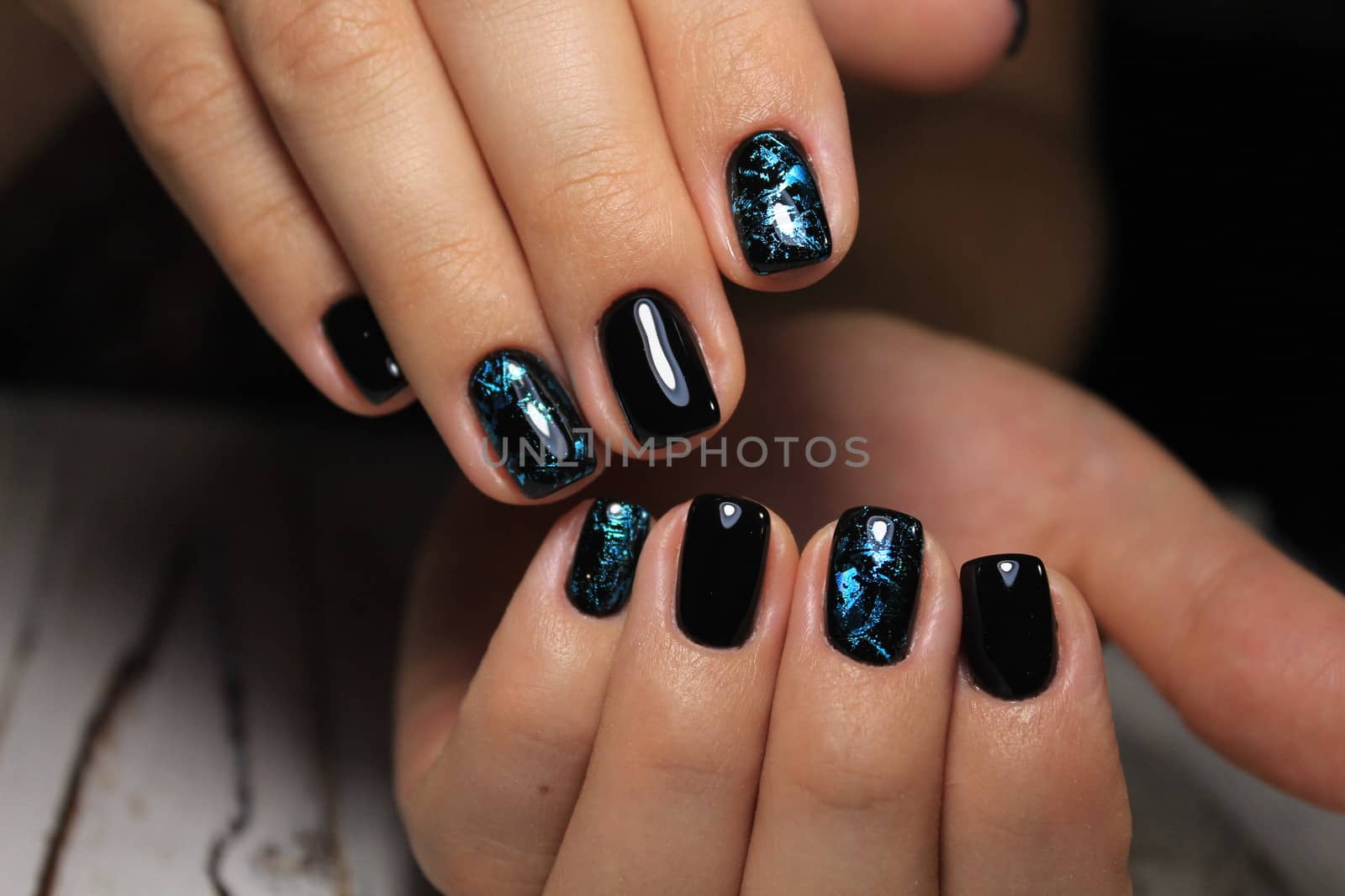 Steep and very stylish design of manicure by SmirMaxStock