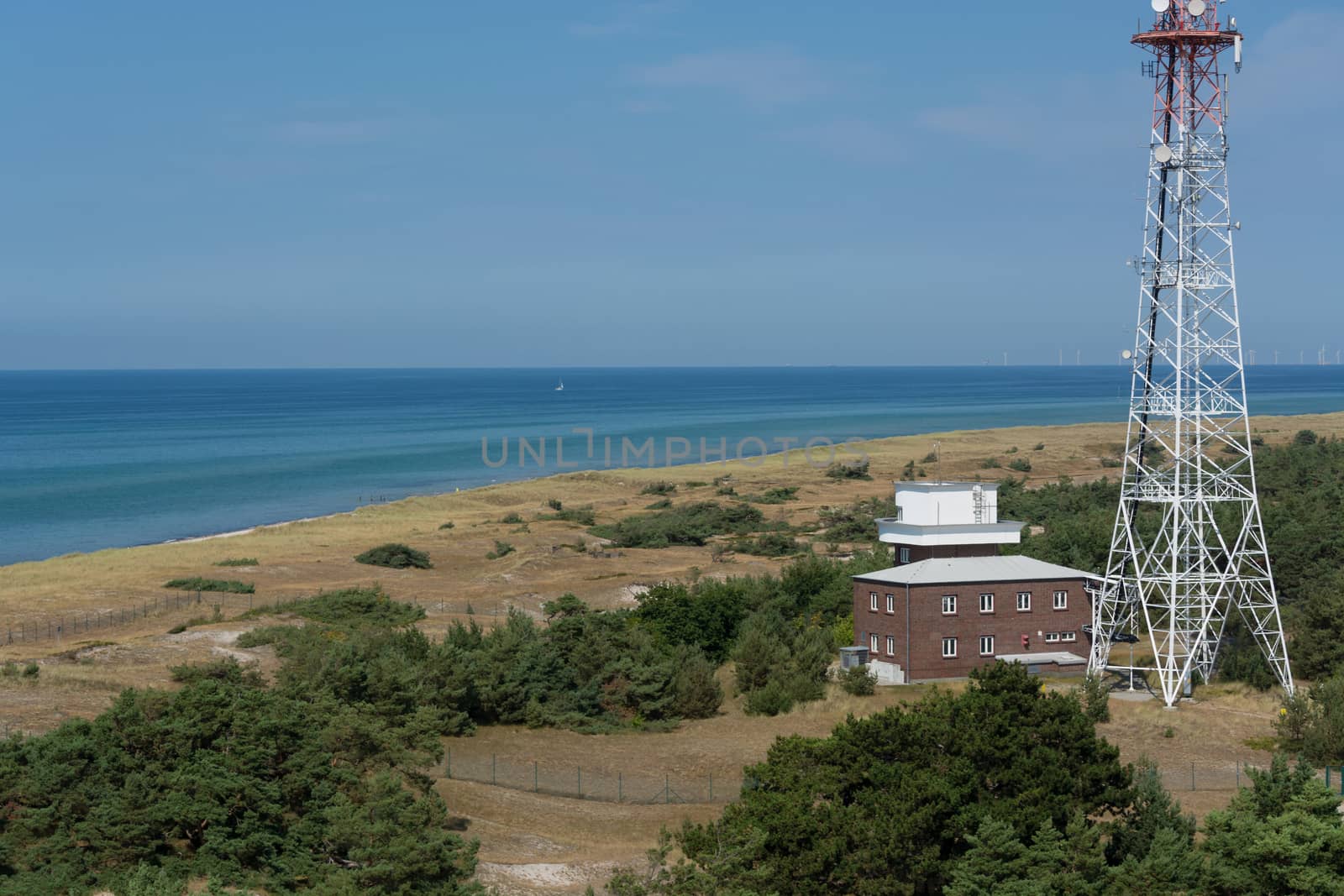 Lighthouse Darsser Ort at Prerow on the Darß in Germany