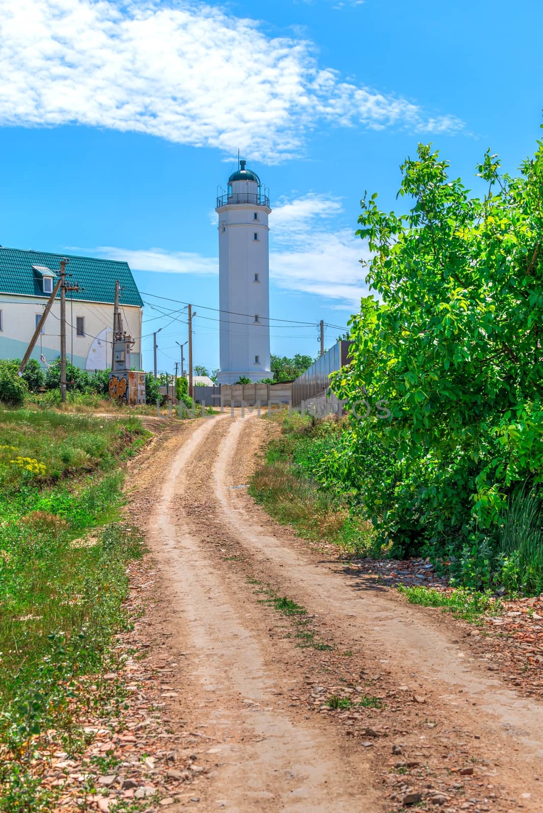 Lighthouse in Sanzheyka village, Ukraine by Multipedia