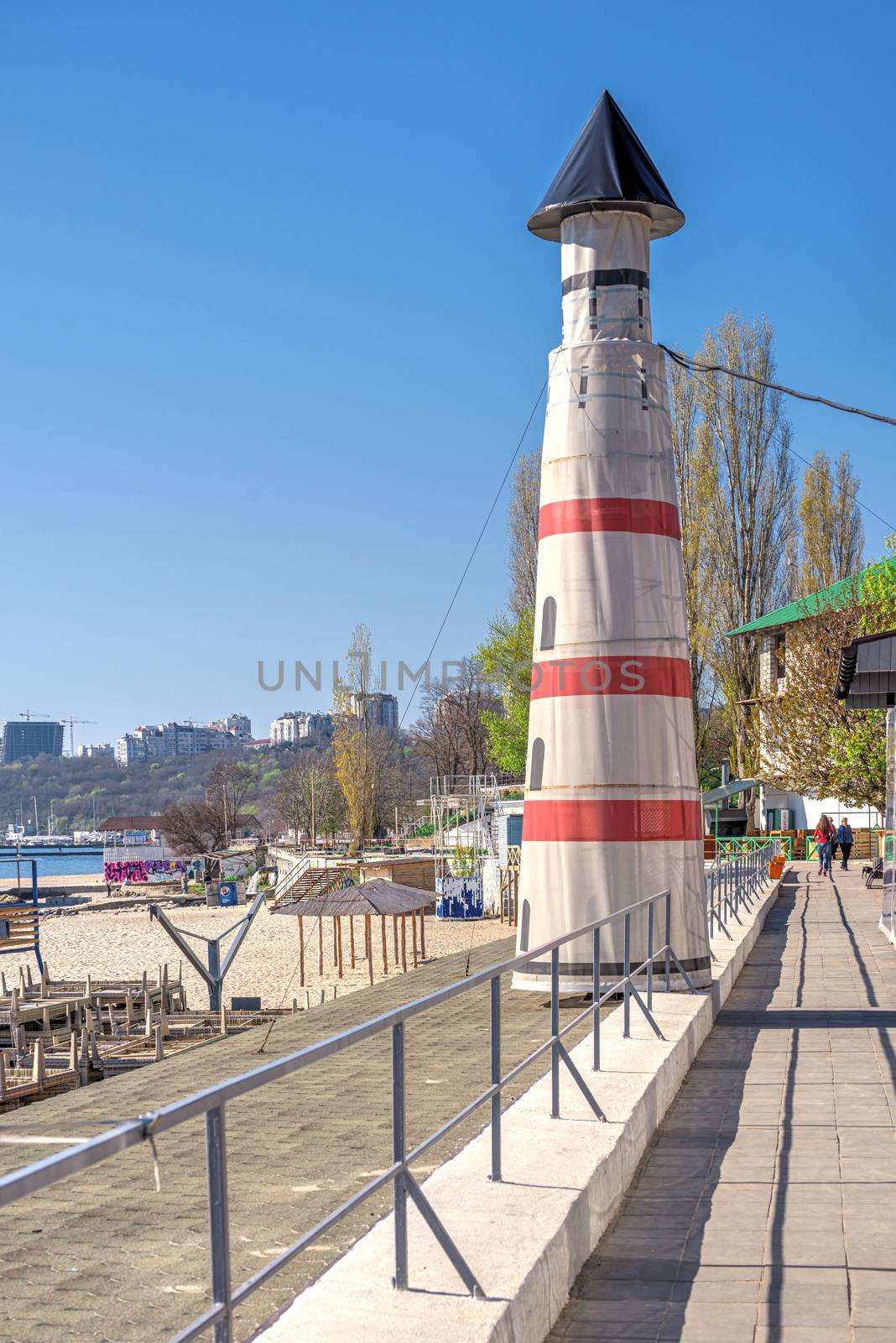 Langeron Beach in Odessa, Ukraine, at springtime by Multipedia