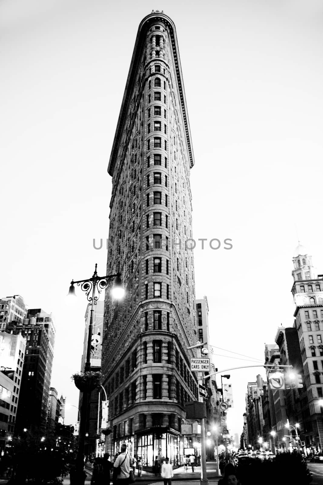 The Flatiron Building, or Fuller Building as it was originally called, is located at 175 Fifth Avenue in the borough of Manhattan