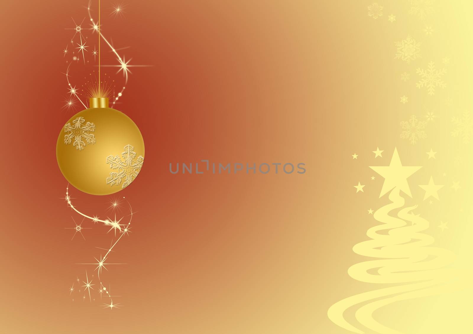 Christmas decoration. Christmas decoration background Christmas tree and holidays ornament by Roman1030