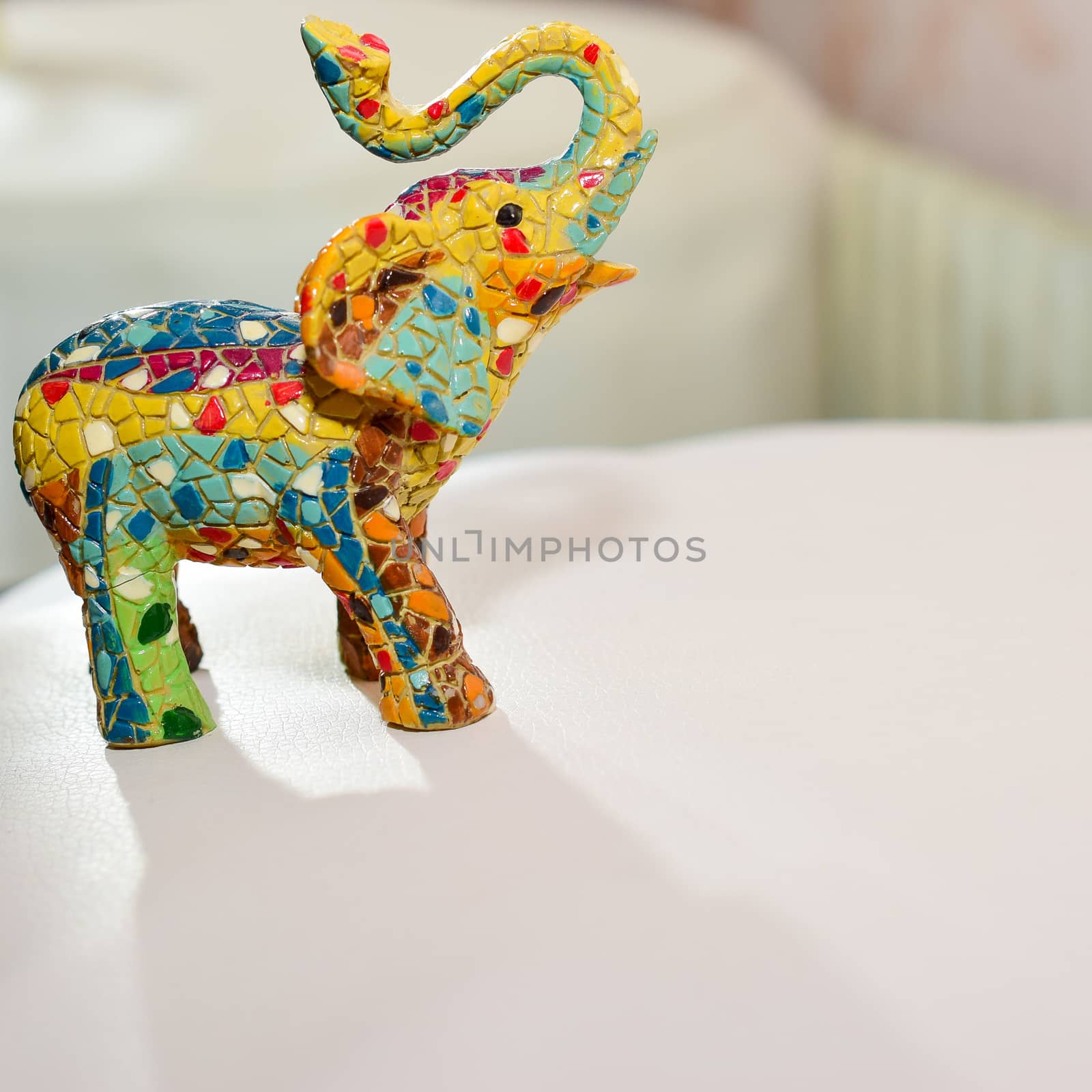 miniature figurine elephant made of semi-precious materials by alexandr_sorokin