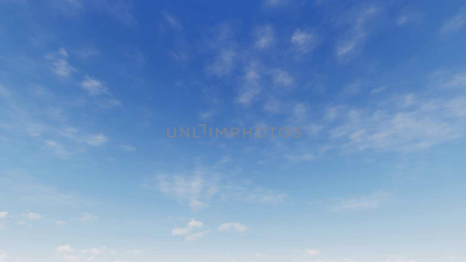 Cloudy blue sky abstract background, blue sky background with tiny clouds, 3d rendering

