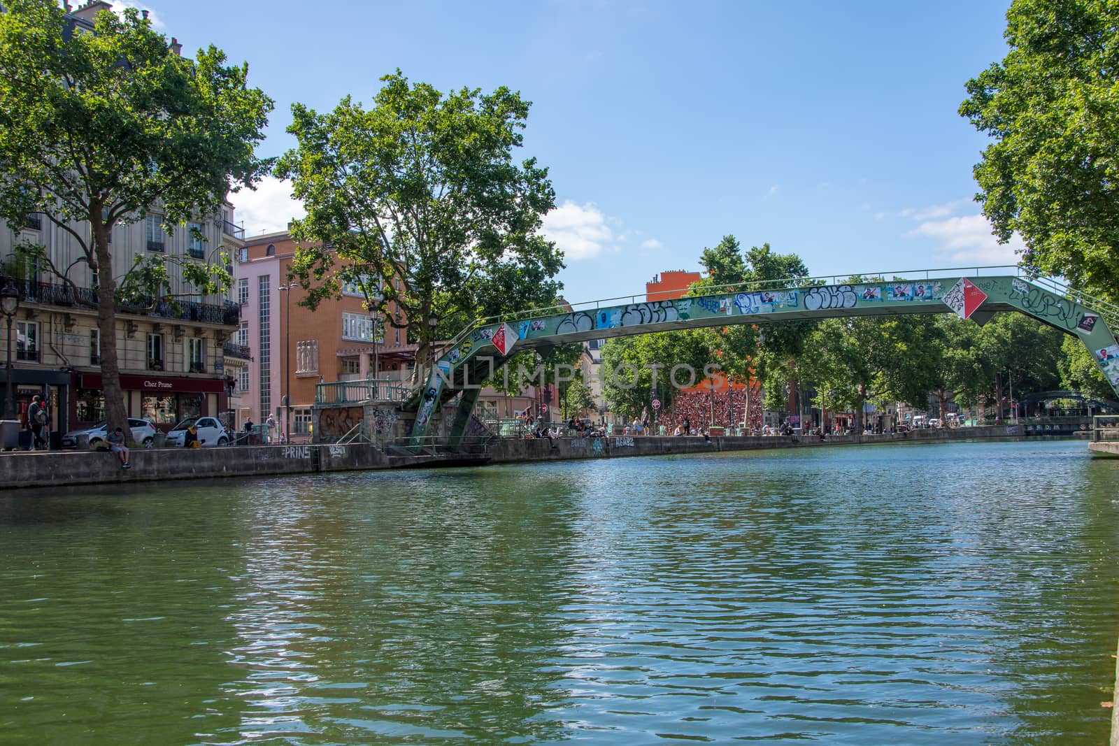 discovery of Paris and the banks of the Seine in summer, France