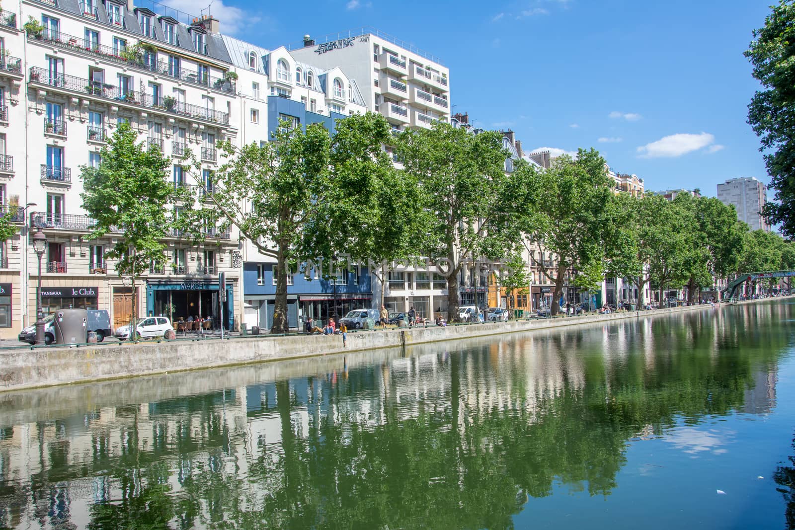 discovery of Paris and the banks of the Seine in summer, France