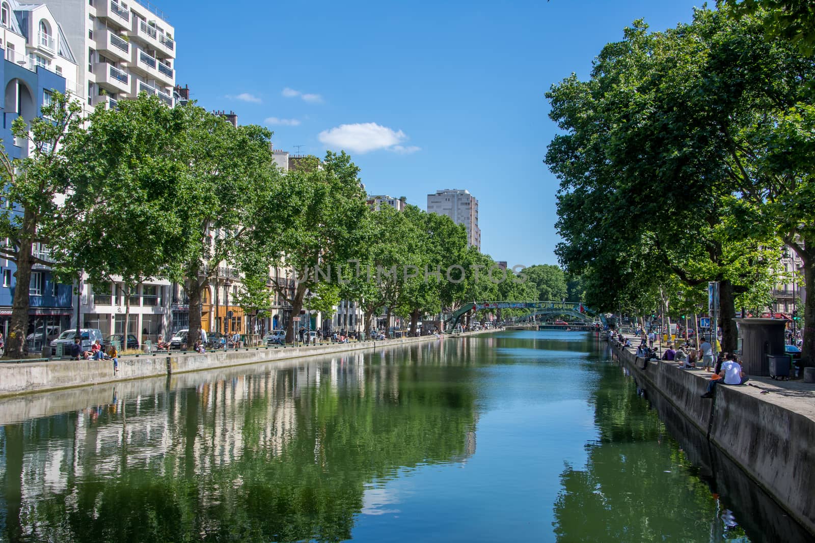discovery of Paris and the banks of the Seine in summer, France