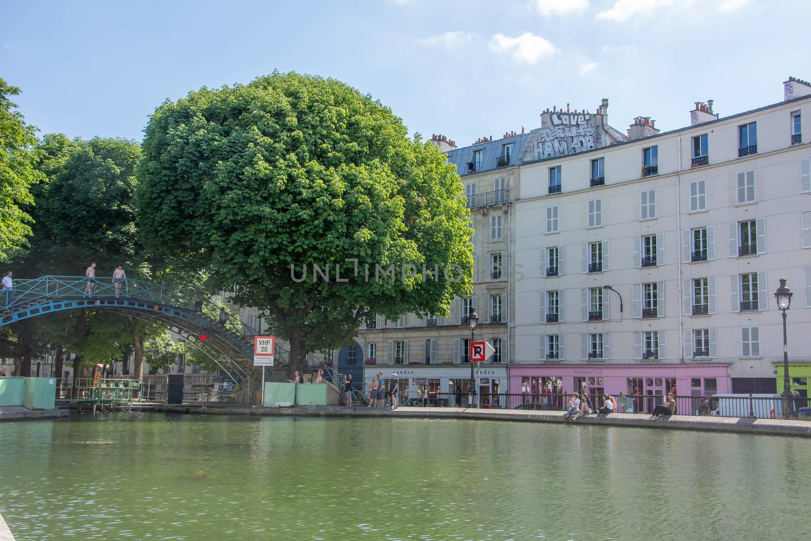 discovery of Paris and the banks of the Seine in summer, France