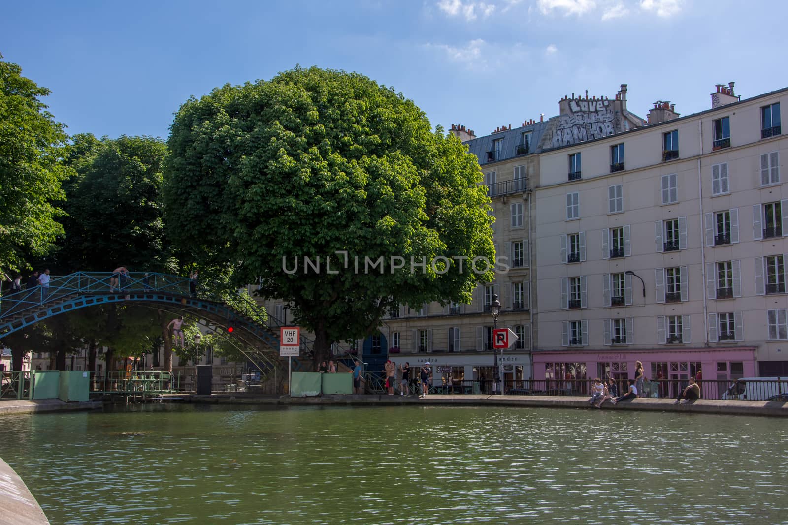 discovery of Paris and the banks of the Seine in summer, France