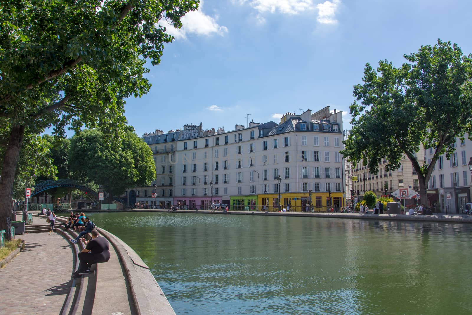 discovery of Paris and the banks of the Seine in summer, France