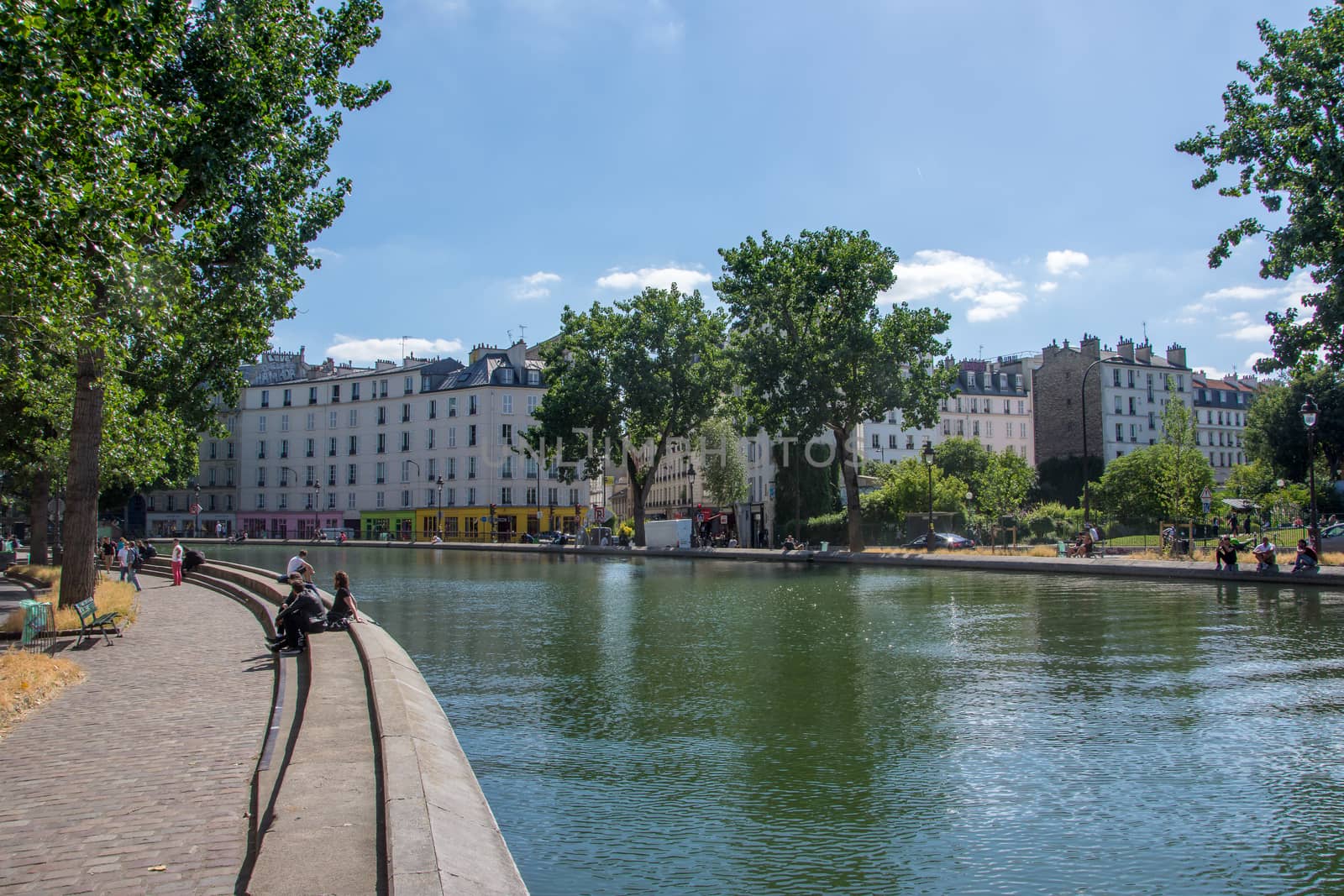 discovery of Paris and the banks of the Seine in summer, France