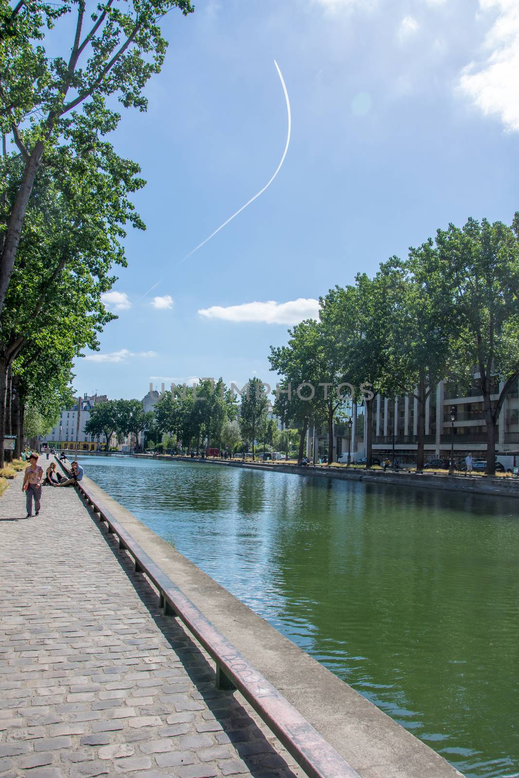 discovery of Paris and the banks of the Seine in summer, France
