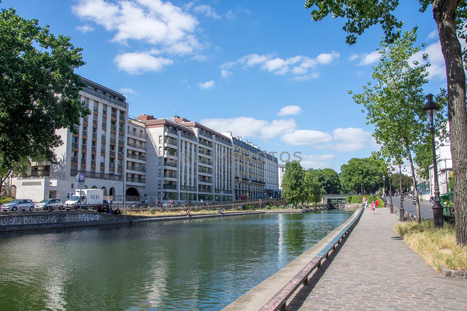 discovery of Paris and the banks of the Seine in summer, France