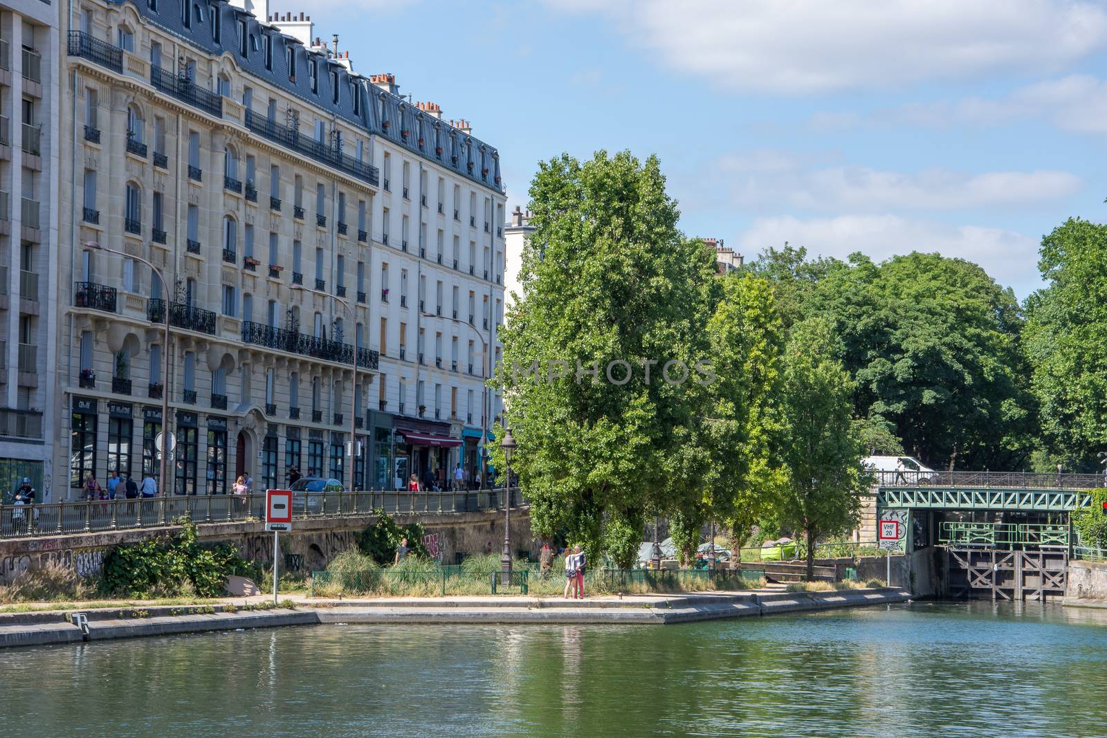 discovery of Paris and the banks of the Seine in summer, France