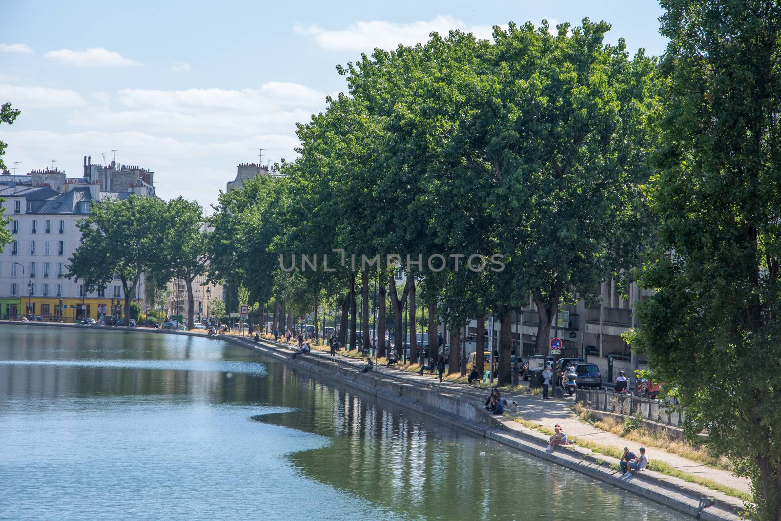discovery of Paris and the banks of the Seine in summer, France