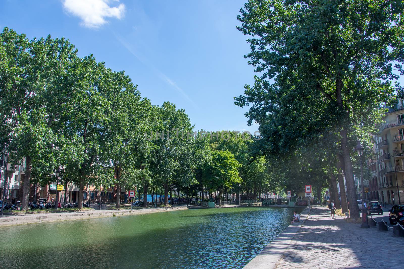 discovery of Paris and the banks of the Seine in summer, France