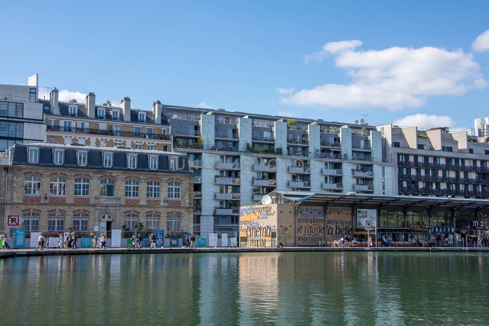 discovery of Paris and the banks of the Seine in summer, France