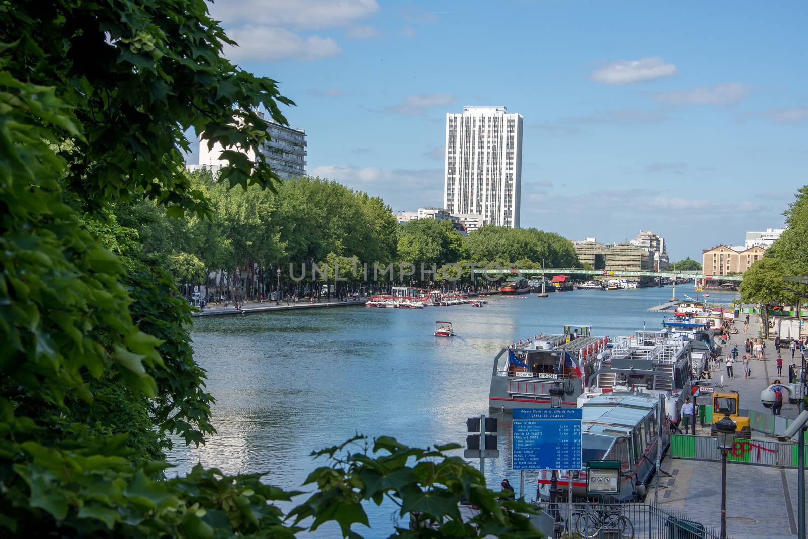 discovery of Paris and the banks of the Seine in summer, France