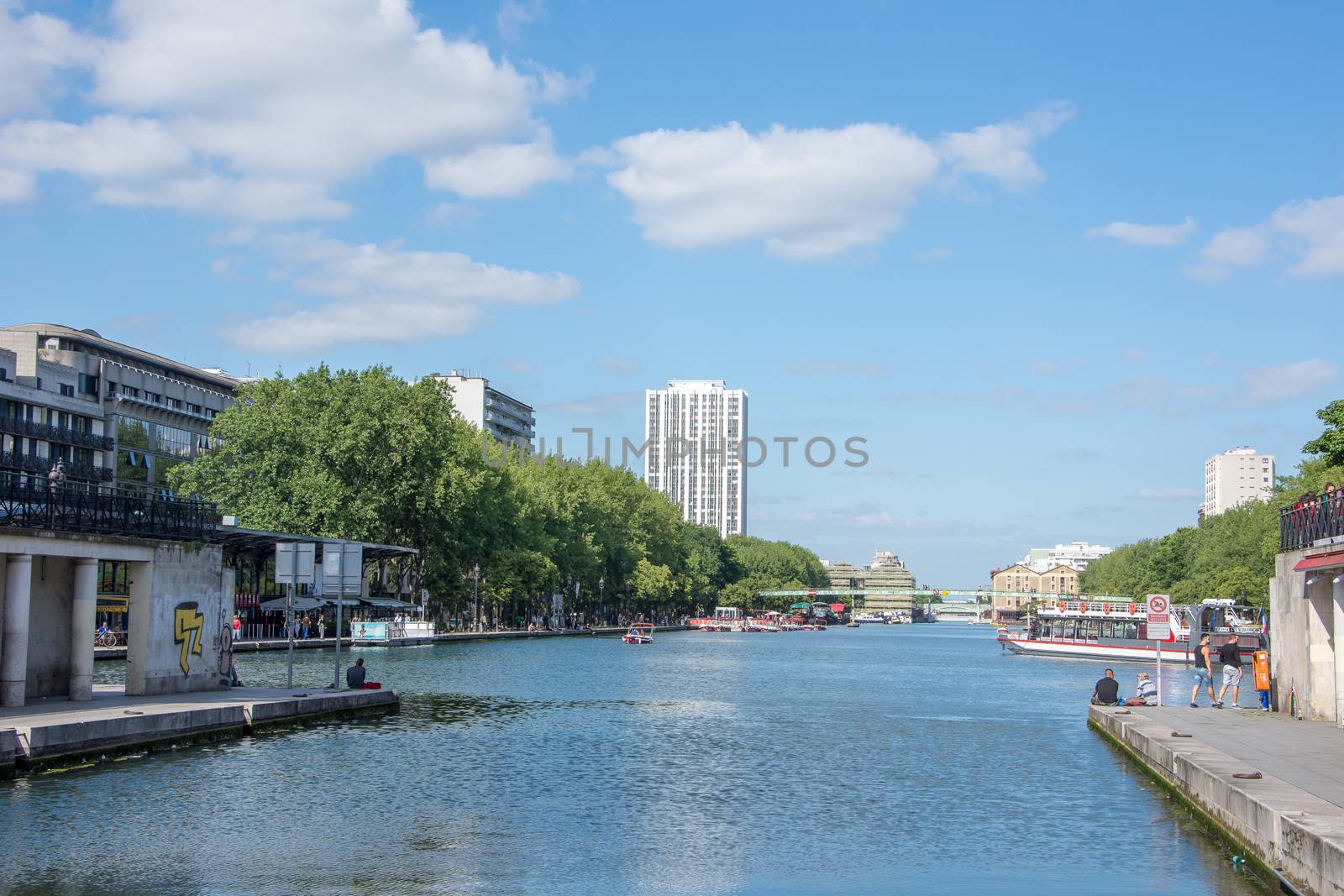 discovery of Paris and the banks of the Seine in summer, France