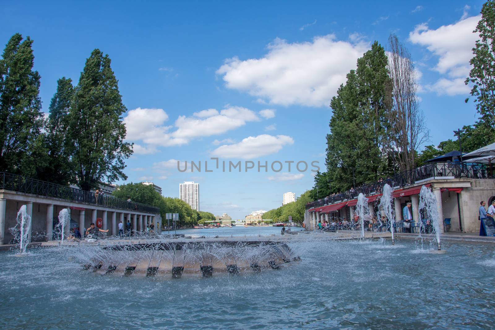 discovery of Paris and the banks of the Seine in summer, France