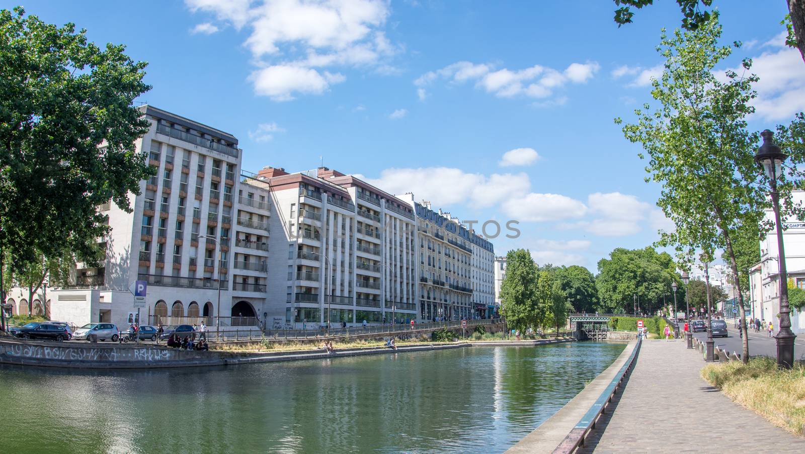 discovery of Paris and the banks of the Seine in summer, France