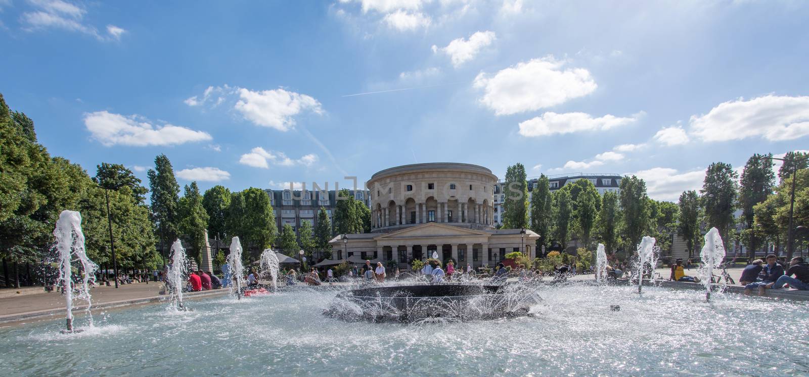 discovery of Paris and the banks of the Seine in summer, France