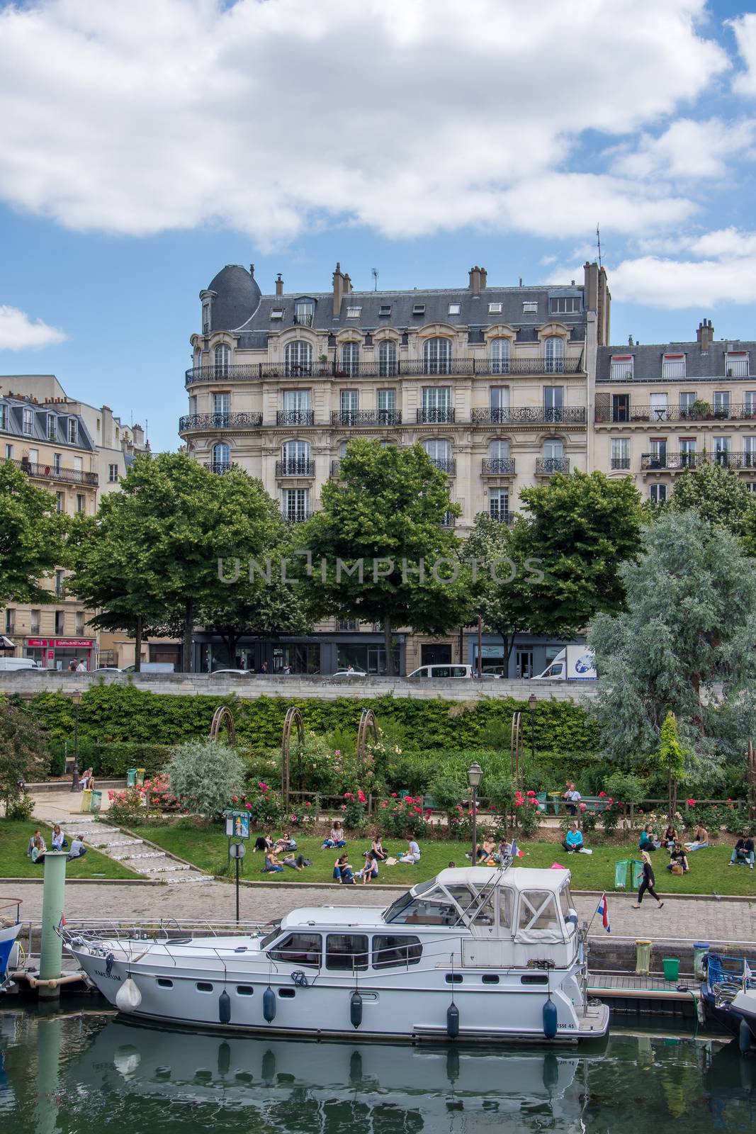 discovery of Paris and the banks of the Seine in summer, France