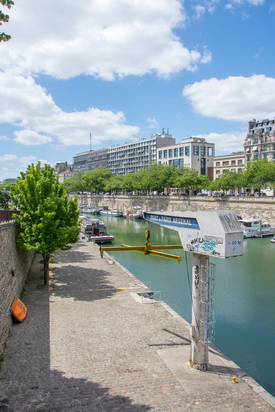 discovery of Paris and the banks of the Seine in summer, France