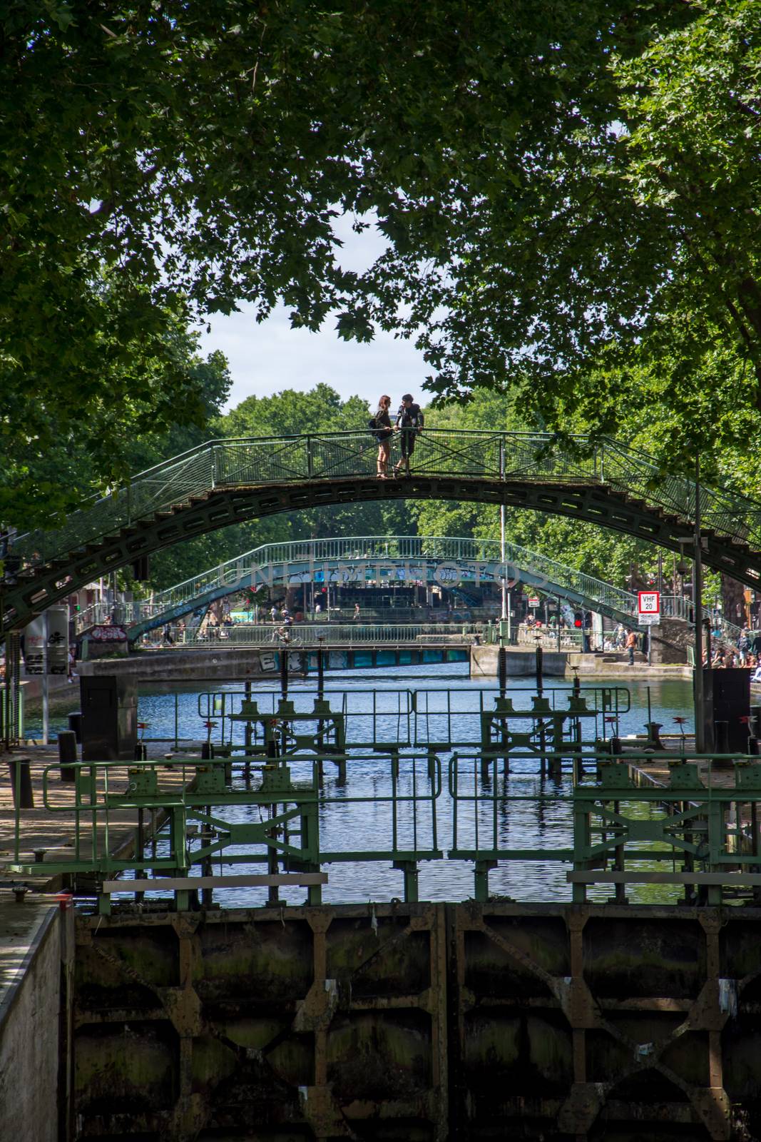 discovery of Paris and the banks of the Seine in summer, France