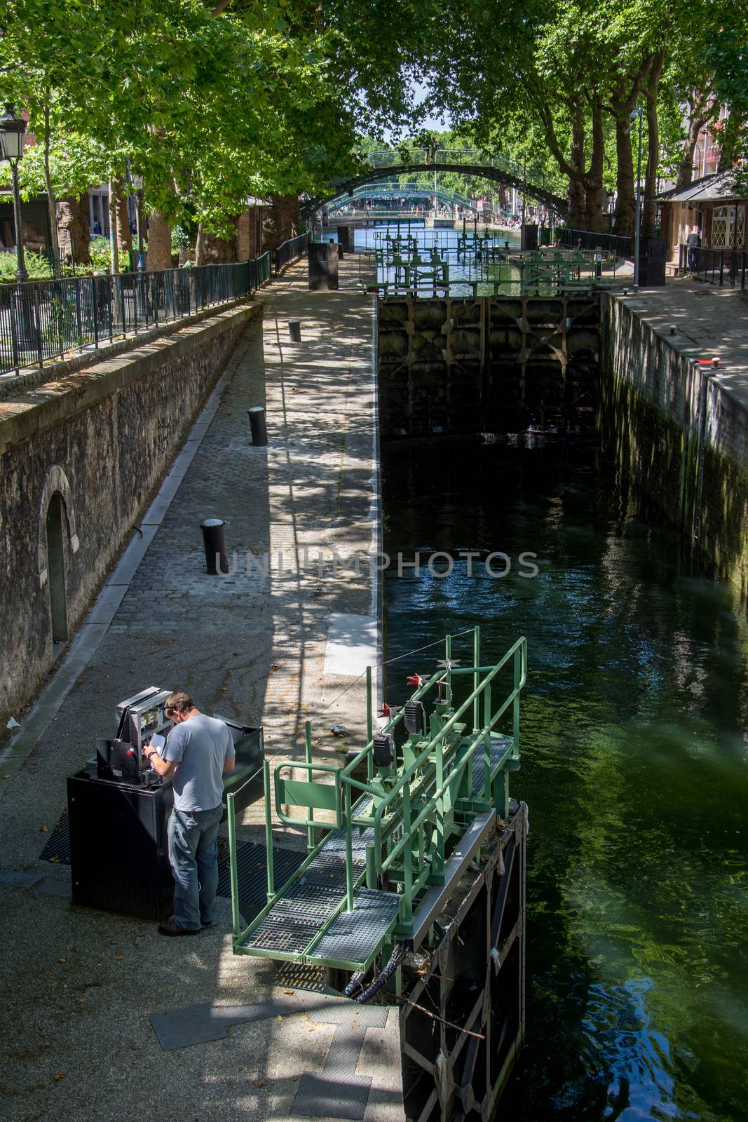 discovery of Paris and the banks of the Seine in summer, France