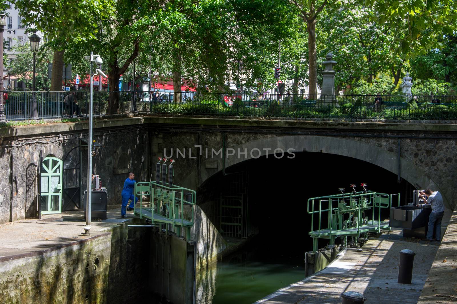 discovery of Paris and the banks of the Seine in summer, France